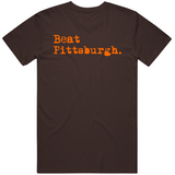 Beat Pittsburgh Cleveland Football Fan v2 T Shirt