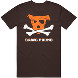 Dawg And Crossbones Dawg Pound Cleveland Football Fan T Shirt