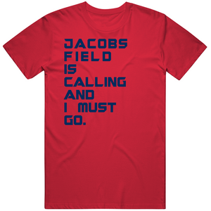 Jacobs Field Is Calling Cleveland Baseball Fan V2 T Shirt
