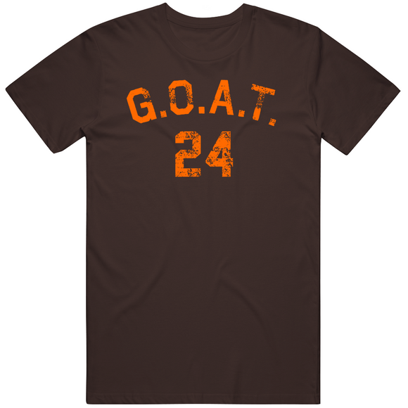 Goat Greatest Of All Time Nick Chubb Cleveland Football Fan Distressed T Shirt