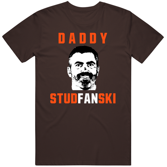 Kevin Stefanski Daddy Studfanski Cleveland Football Fan T Shirt