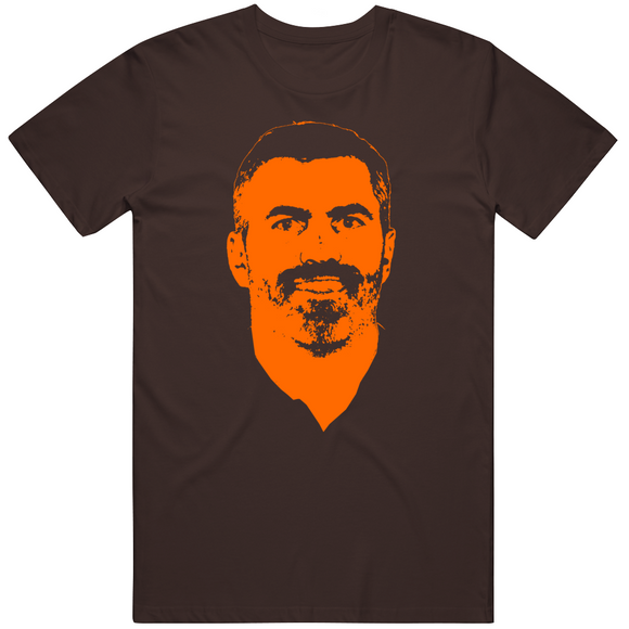 Kevin Stefanski Big Silhouette Cleveland Football Fan v3 T Shirt