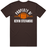 Kevin Stefanski Property Of Cleveland Football Fan T Shirt