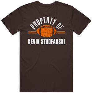 Kevin Stefanski Studfanski Property Of Cleveland Football Fan T Shirt