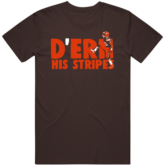 D'Ernest Johnson D Ern His Stripes Cleveland Football Fan T Shirt