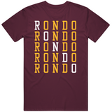 Rajon Rondo X5 Cleveland Basketball Fan V2 T Shirt