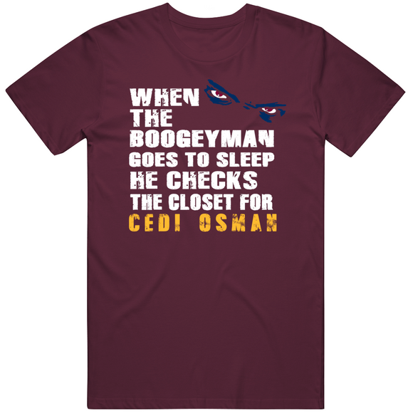 Cedi Osman Boogeyman Cleveland Basketball Fan T Shirt