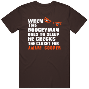Amari Cooper Boogeyman Cleveland Football Fan T Shirt