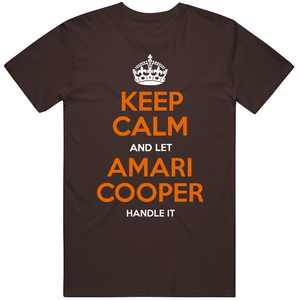 Amari Cooper Keep Calm Cleveland Football Fan T Shirt