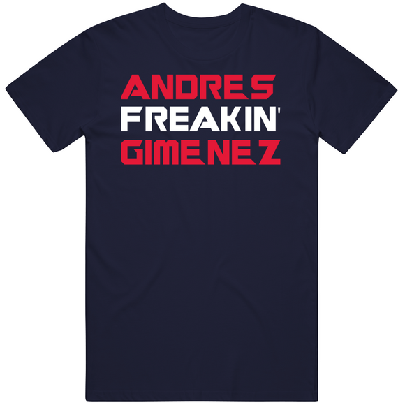 Andres Gimenez Freakin Cleveland Baseball Fan T Shirt