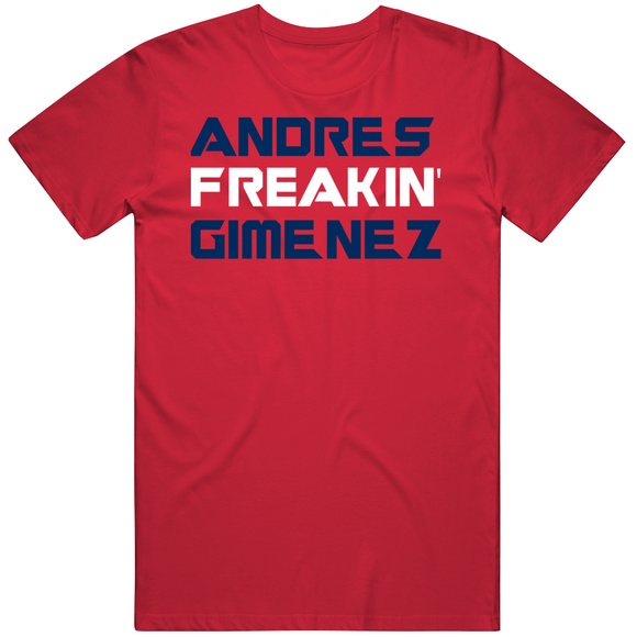 Andres Gimenez Freakin Cleveland Baseball Fan V2 T Shirt