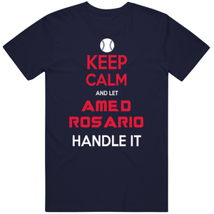 Amed Rosario Keep Calm Cleveland Baseball Fan T Shirt
