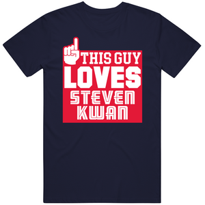 Steven Kwan This Guy Loves Cleveland Baseball Fan T Shirt