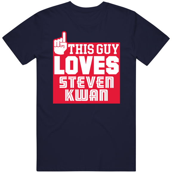 Steven Kwan This Guy Loves Cleveland Baseball Fan T Shirt