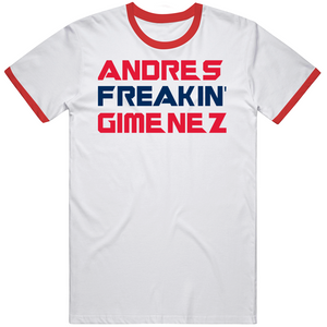 Andres Gimenez Freakin Cleveland Baseball Fan V3 T Shirt