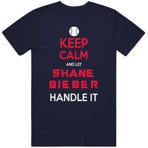 Shane Bieber Keep Calm Cleveland Baseball Fan V2 T Shirt