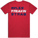 Myles Straw Freakin Cleveland Baseball Fan V2 T Shirt