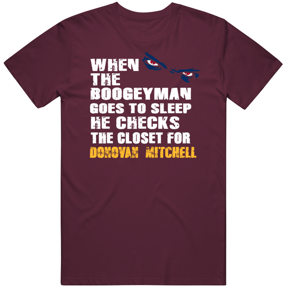 Donovan Mitchell Boogeyman Cleveland Basketball Fan T Shirt