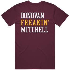 Donovan Mitchell Freakin Cleveland Basketball Fan T Shirt