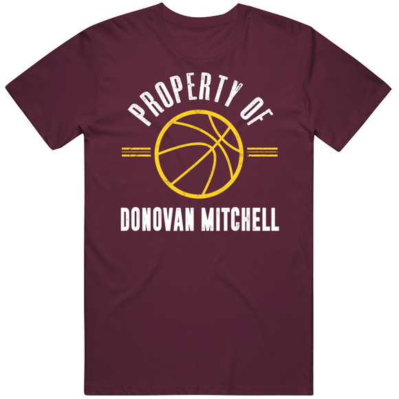 Donovan Mitchell Property Of Cleveland Basketball Fan T Shirt