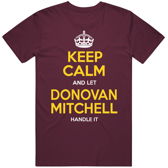 Donovan Mitchell Keep Calm Cleveland Basketball Fan T Shirt