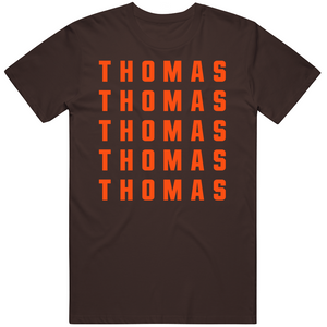 Joe Thomas X5 Cleveland Football Fan T Shirt