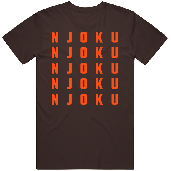 David Njoku X5 Cleveland Football Fan T Shirt