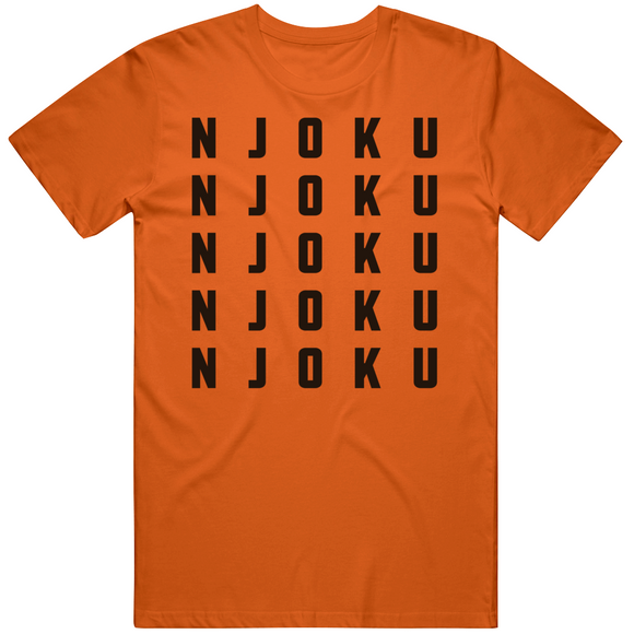 David Njoku X5 Cleveland Football Fan V2 T Shirt