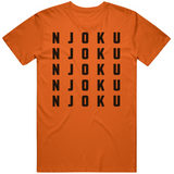 David Njoku X5 Cleveland Football Fan V2 T Shirt