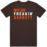 Myles Garrett Freakin Cleveland Football Fan T Shirt