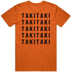 Sione Takitaki X5 Cleveland Football Fan V2 T Shirt