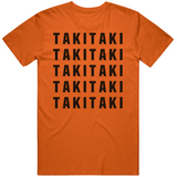 Sione Takitaki X5 Cleveland Football Fan V2 T Shirt