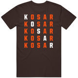 Bernie Kosar X5 Cleveland Football Fan V3 T Shirt