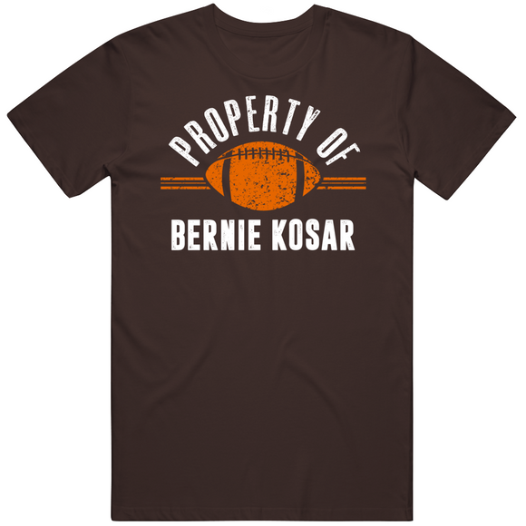 Bernie Kosar Property Of Cleveland Football Fan T Shirt