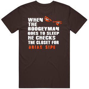 Brian Sipe Boogeyman Cleveland Football Fan T Shirt