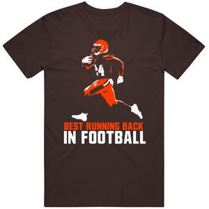 Best Running Back in Football Nick Chubb Cleveland Football Fan T Shirt