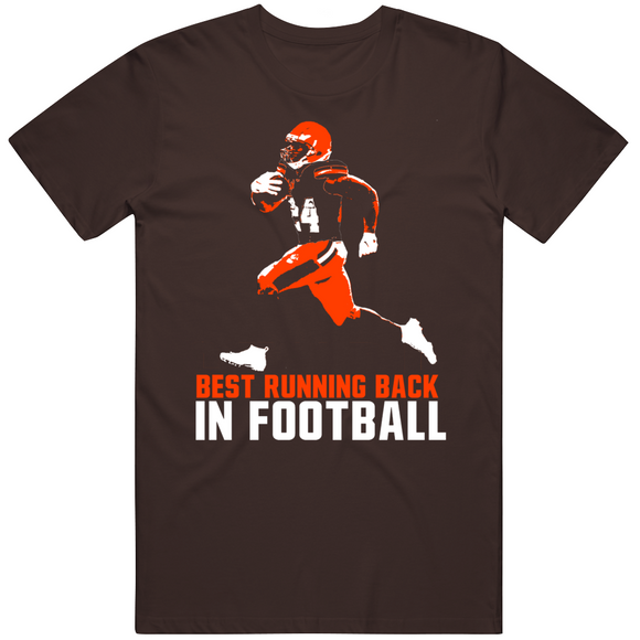 Best Running Back in Football Nick Chubb Cleveland Football Fan T Shirt