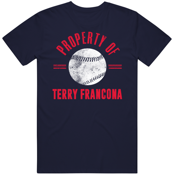 Terry Francona Property Of Cleveland Baseball Fan T Shirt