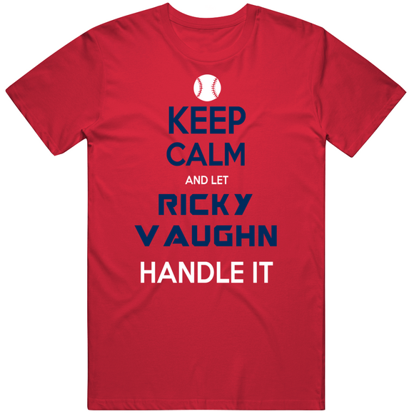 Ricky Vaughn Keep Calm Cleveland Baseball Fan V2 T Shirt