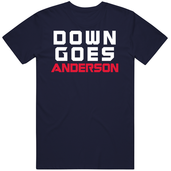 Down Goes Anderson Tim Anderson Jose Ramirez Fight Cleveland Baseball Fan V3 T Shirt