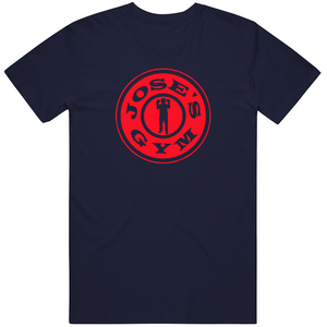Jose Ramirez Jose's Gym Gold's Parody Cleveland Baseball Fan T Shirt