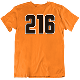 Area Code 216 Cleveland Football Fan V2 T Shirt