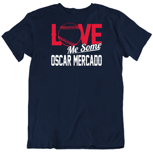 Oscar Mercado Love Me Some Cleveland Baseball Fan T Shirt