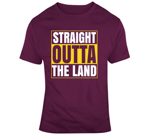 Straight Outta The Land Cleveland Basketball Fan T Shirt