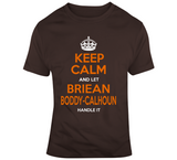 Briean Boddy Calhoun Keep Calm Cleveland Football Fan T Shirt