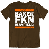 Baker Freakin Mayfield Cleveland Football Fan Distressed T Shirt