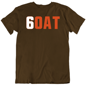 Baker Mayfield Goat 6oat Cleveland Football Fan T Shirt