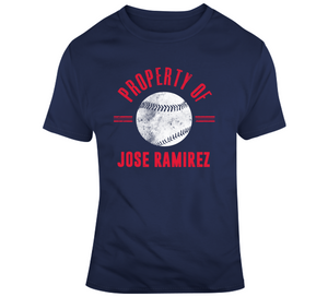 Jose Ramirez Property Cleveland Baseball Fan T Shirt