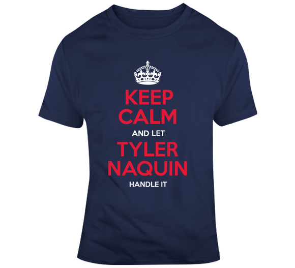 Tyler Naquin Keep Calm Cleveland Baseball Fan T Shirt