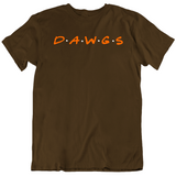 Dawgs Friends Parody Cleveland Football Fan T Shirt
